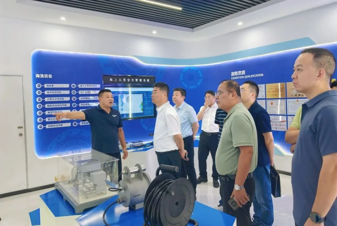 热烈欢迎宁德市政协副主席林青一行莅临广为海洋考察调研